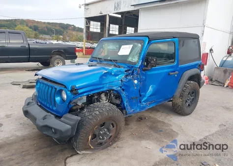 2021 Jeep Wrangler Sport 4X4 из США, поврежденный, VIN 1C4GJXAN3MW788452